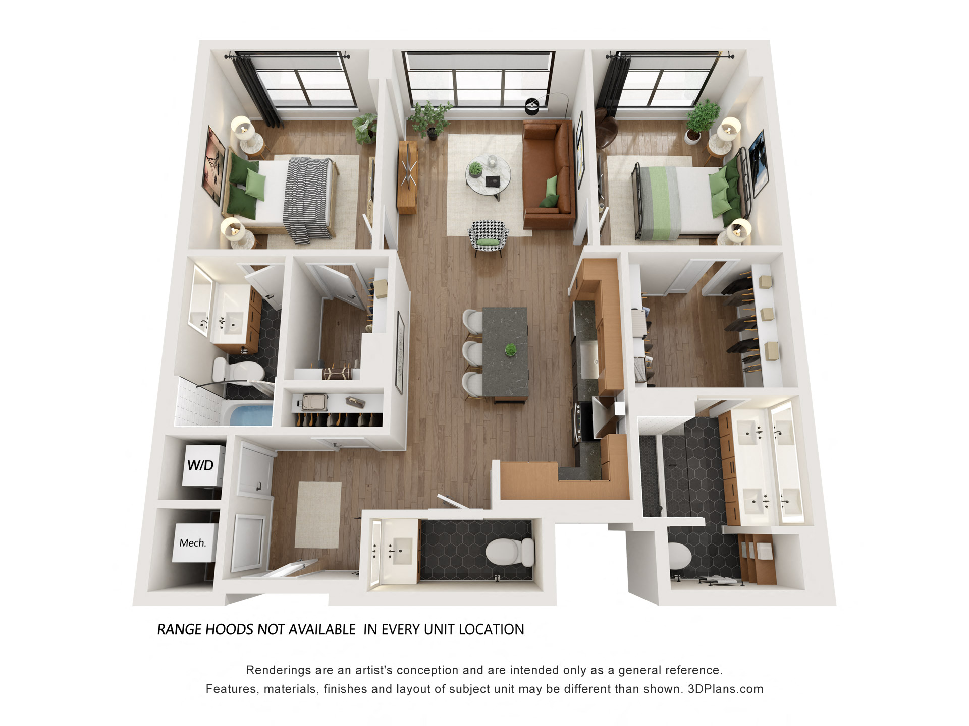 Gables Union Market B3 Floorplan