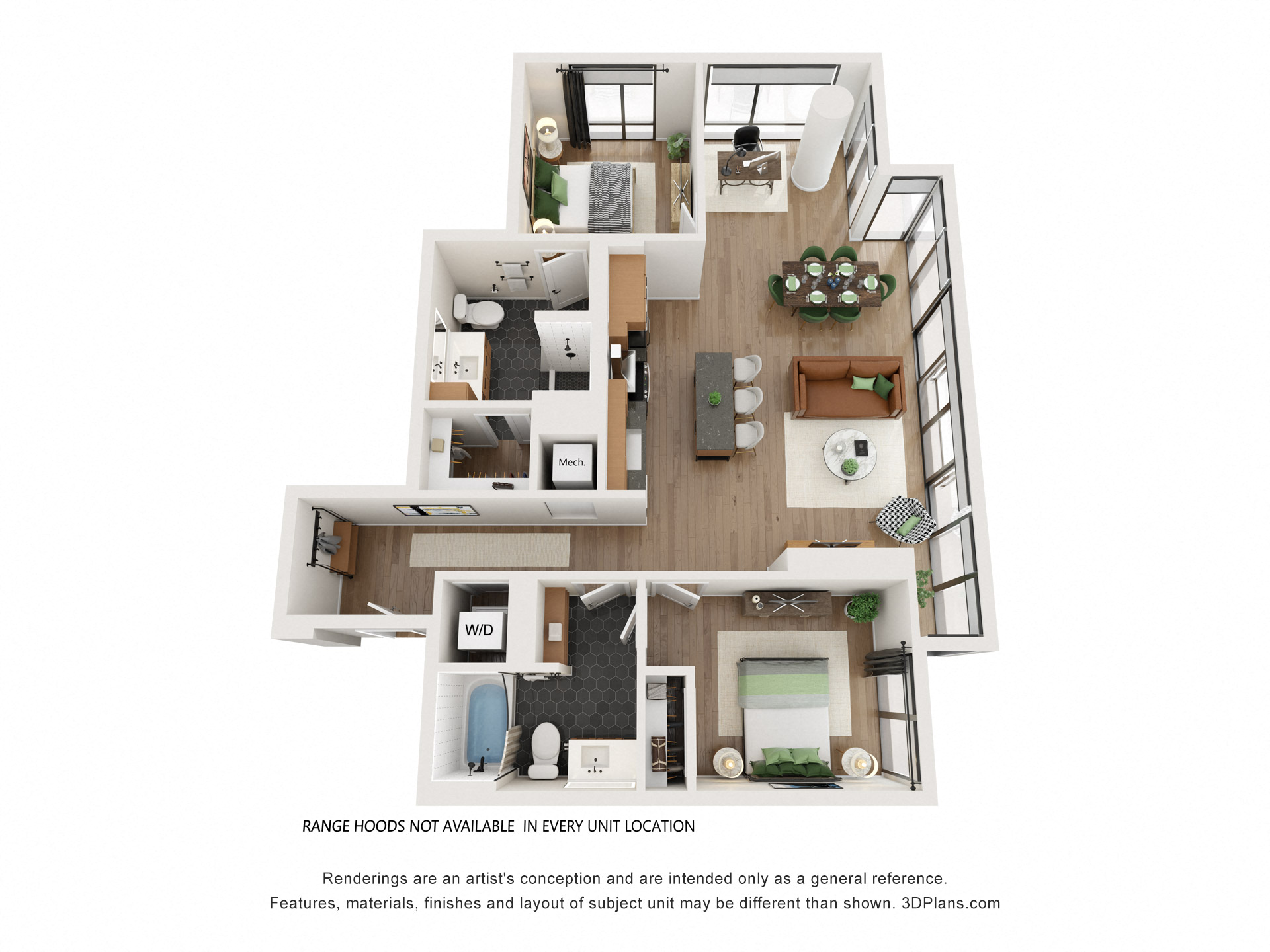 Gables Union Market B6 Floorplan