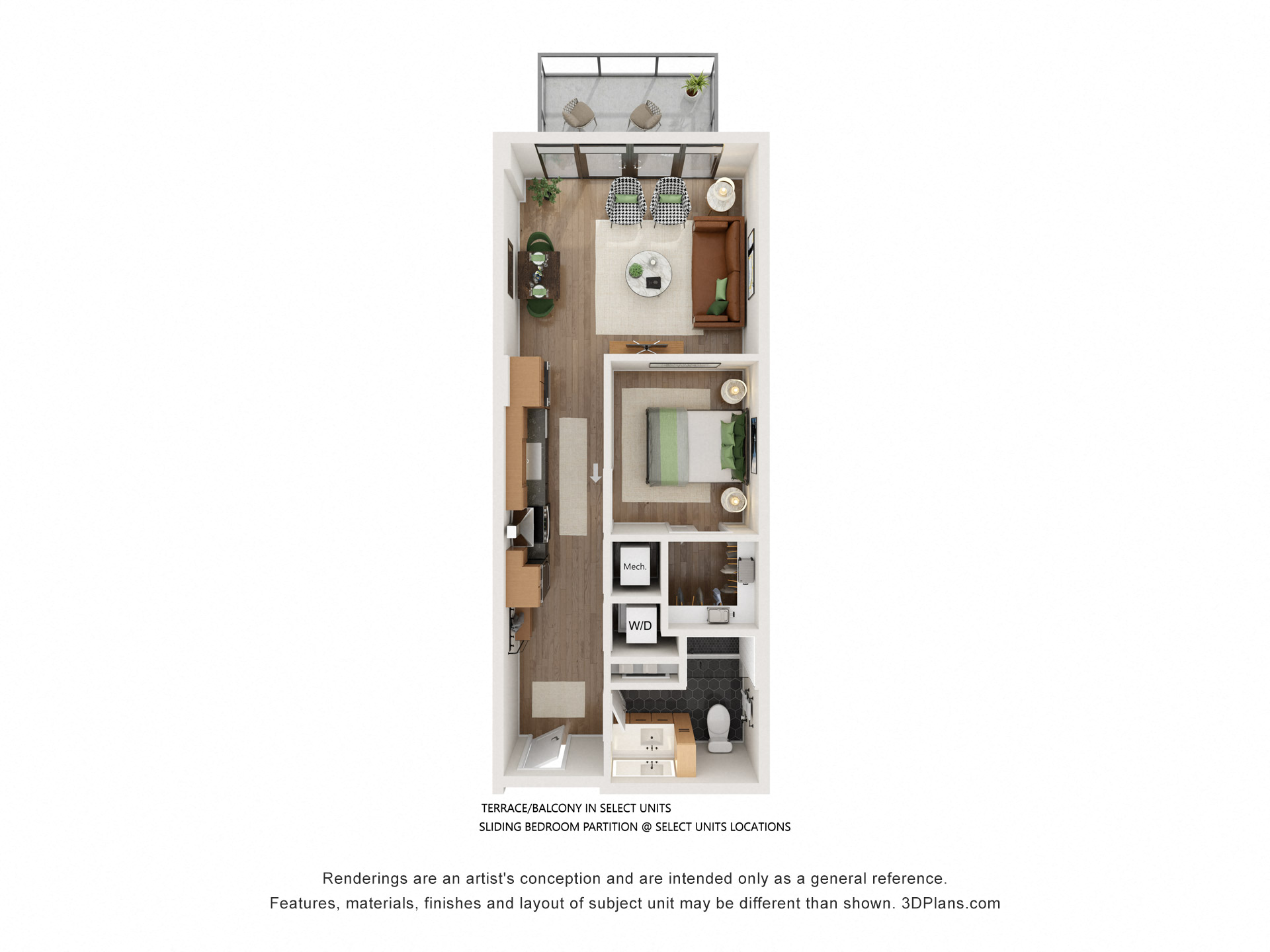 Gables Union Market JR2 Floorplan