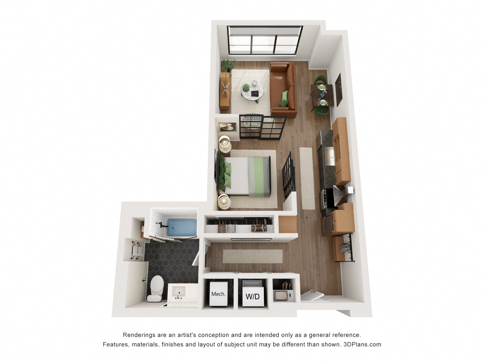 Gables Union Market JR3 Floorplan