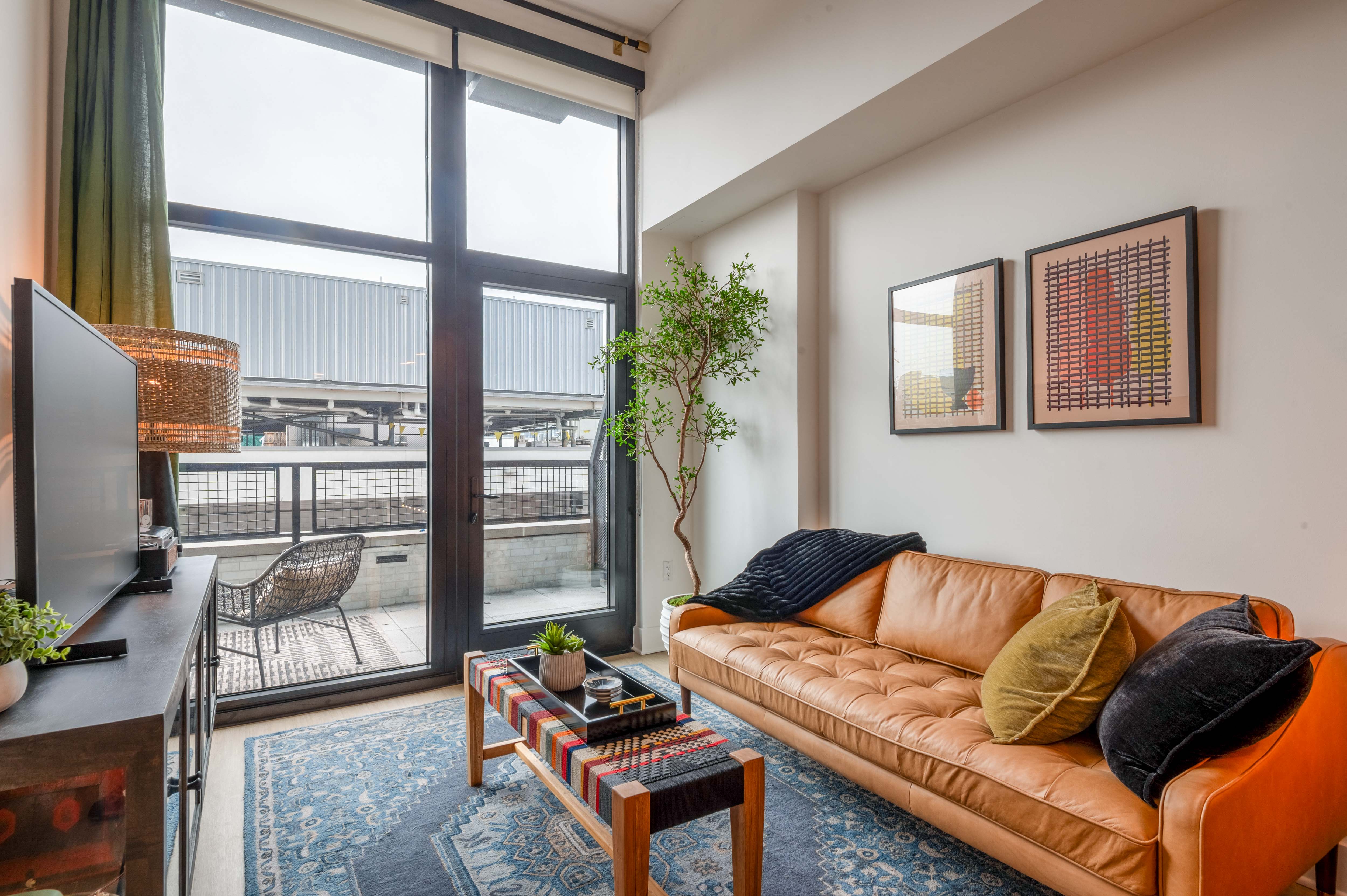 Living Room and Balcony Gables Union Market