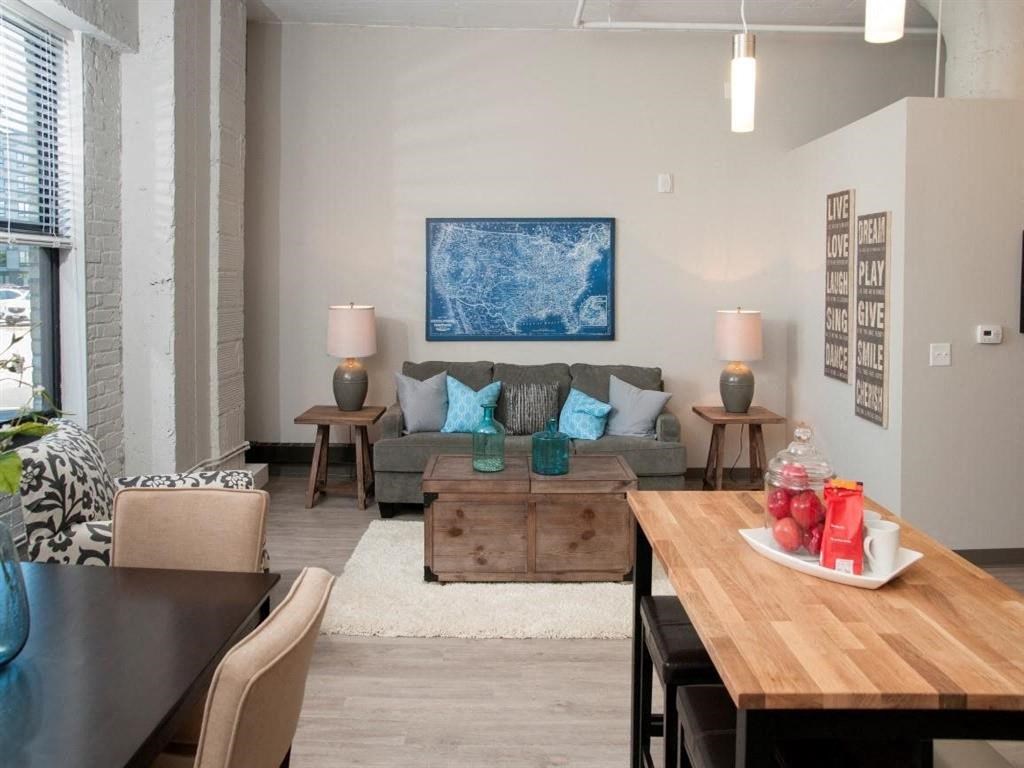 Spacious living area