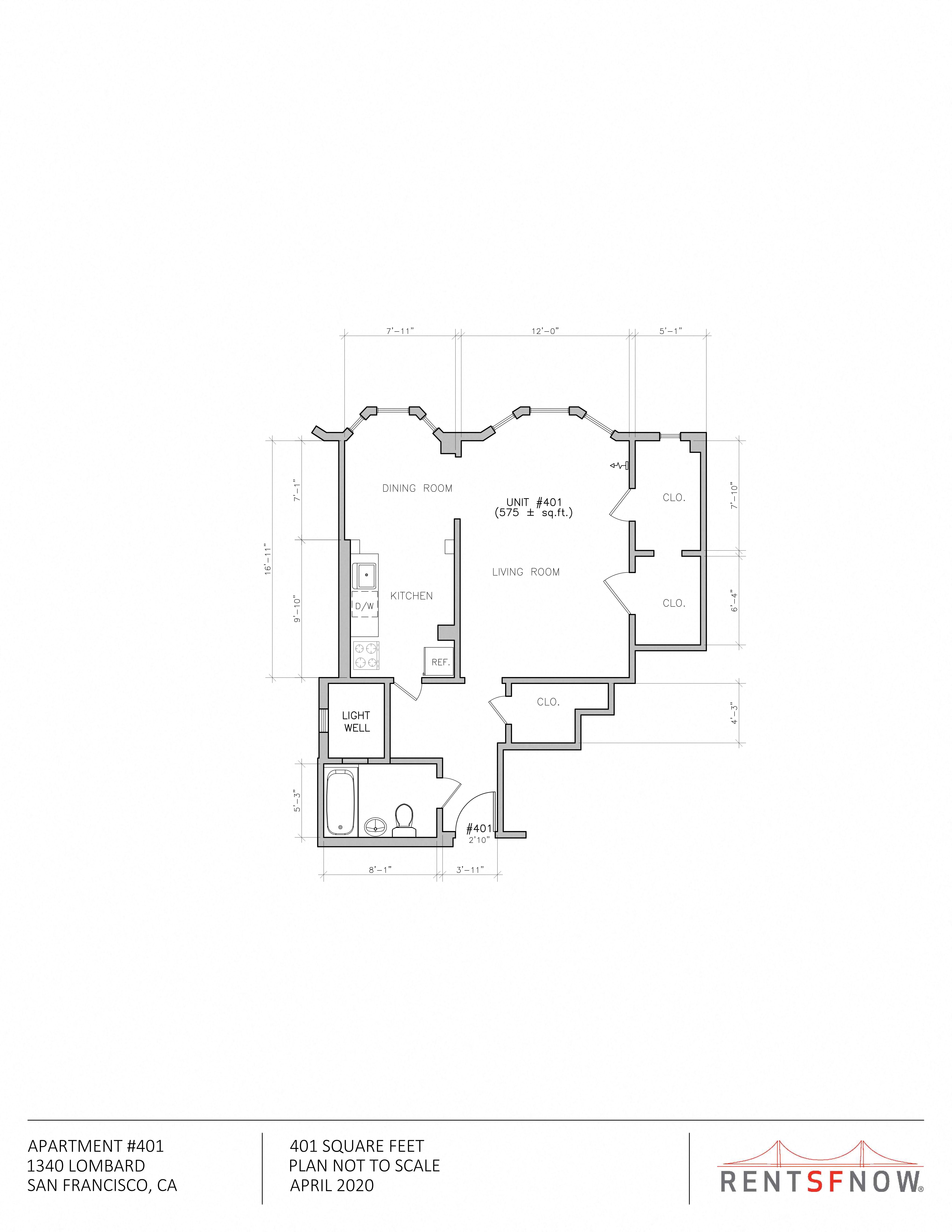 1 Bedroom 1 Bath Apartment