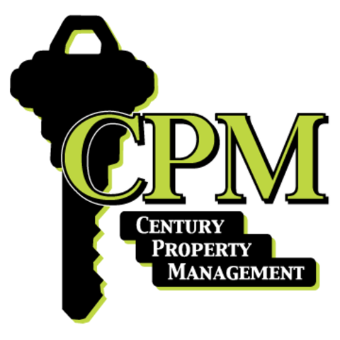 the logo for the cpm century property management company