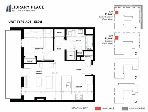 105 West Court Street Studio-3 Beds Apartment for Rent - Photo Gallery 25