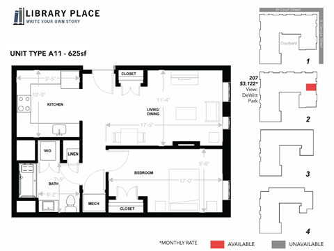 105 West Court Street Studio-3 Beds Apartment for Rent - Photo Gallery 30