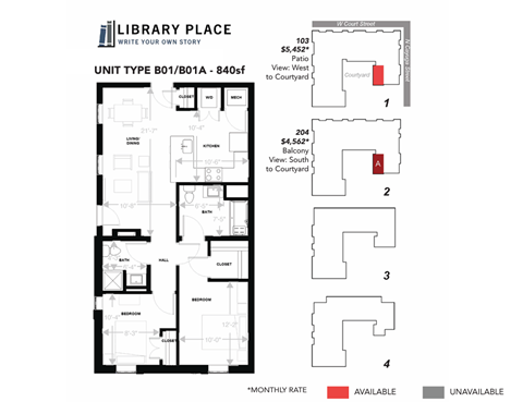 105 West Court Street Studio-3 Beds Apartment for Rent - Photo Gallery 38