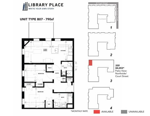 105 West Court Street Studio-3 Beds Apartment for Rent - Photo Gallery 43