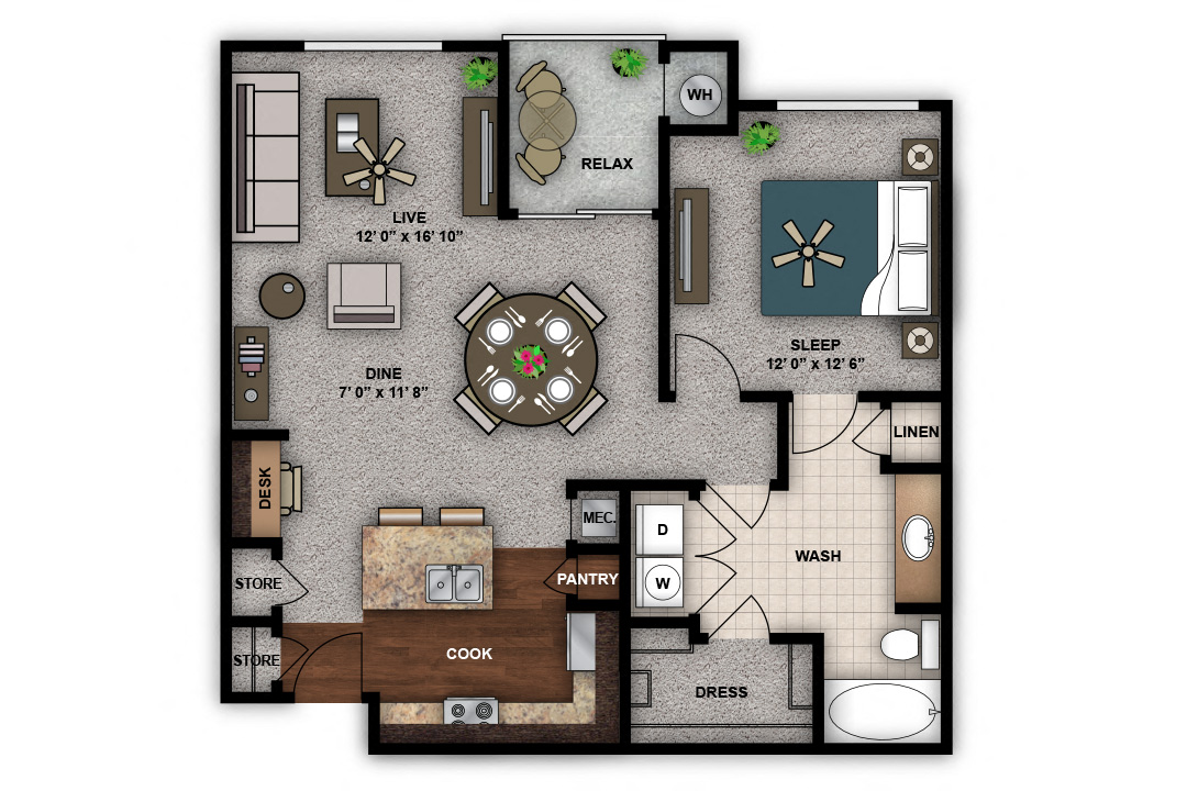 1 Bedroom
