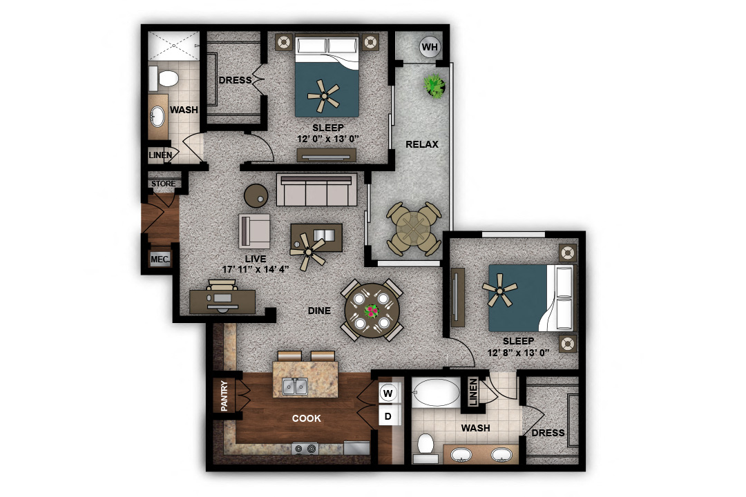 2 Bedroom