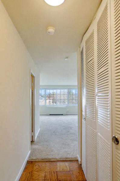 Hallway to living area at Broadfalls in Falls Church, VA