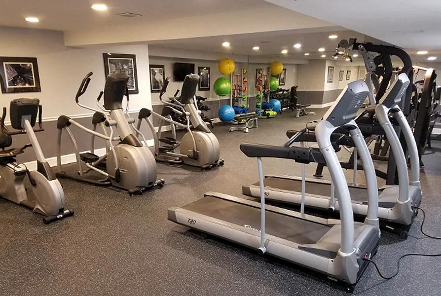 Fitness Center with Cardio Equipment