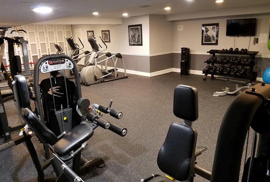 Fitness Center with Weight Machines