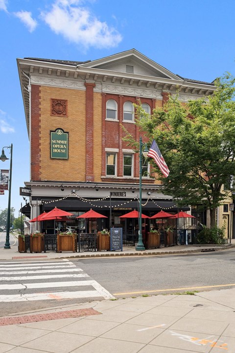 A building with a sign that says "Samuel House" on it.