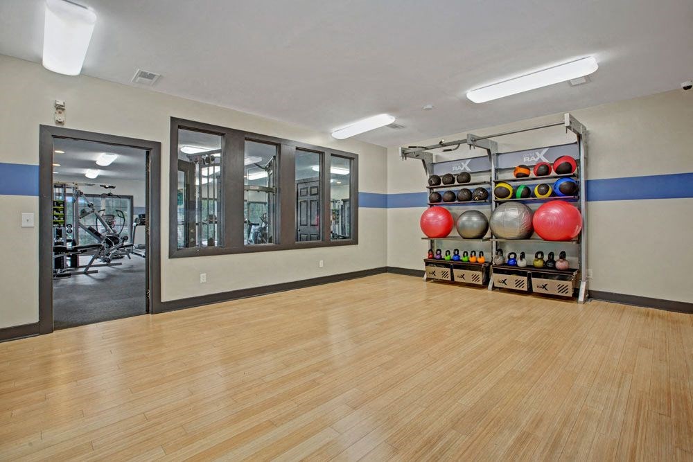 the gym at the apartments for rent