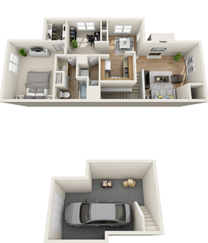 Townhouse 1_1x1_950 – 975 sq ft