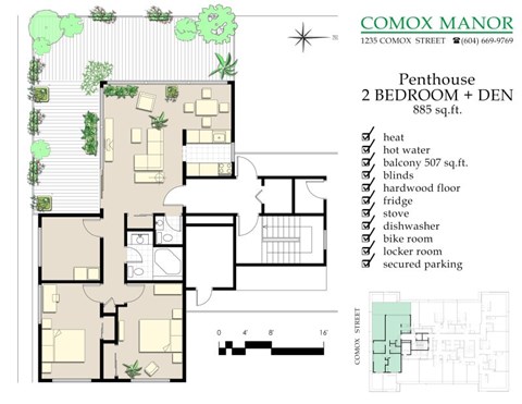 1235 Comox St. Studio-3 Beds Apartment for Rent - Photo Gallery 17