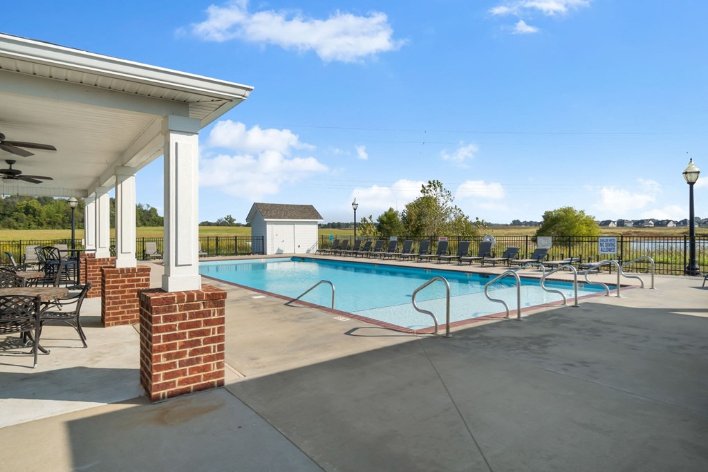 the swimming pool at our crossings apartments