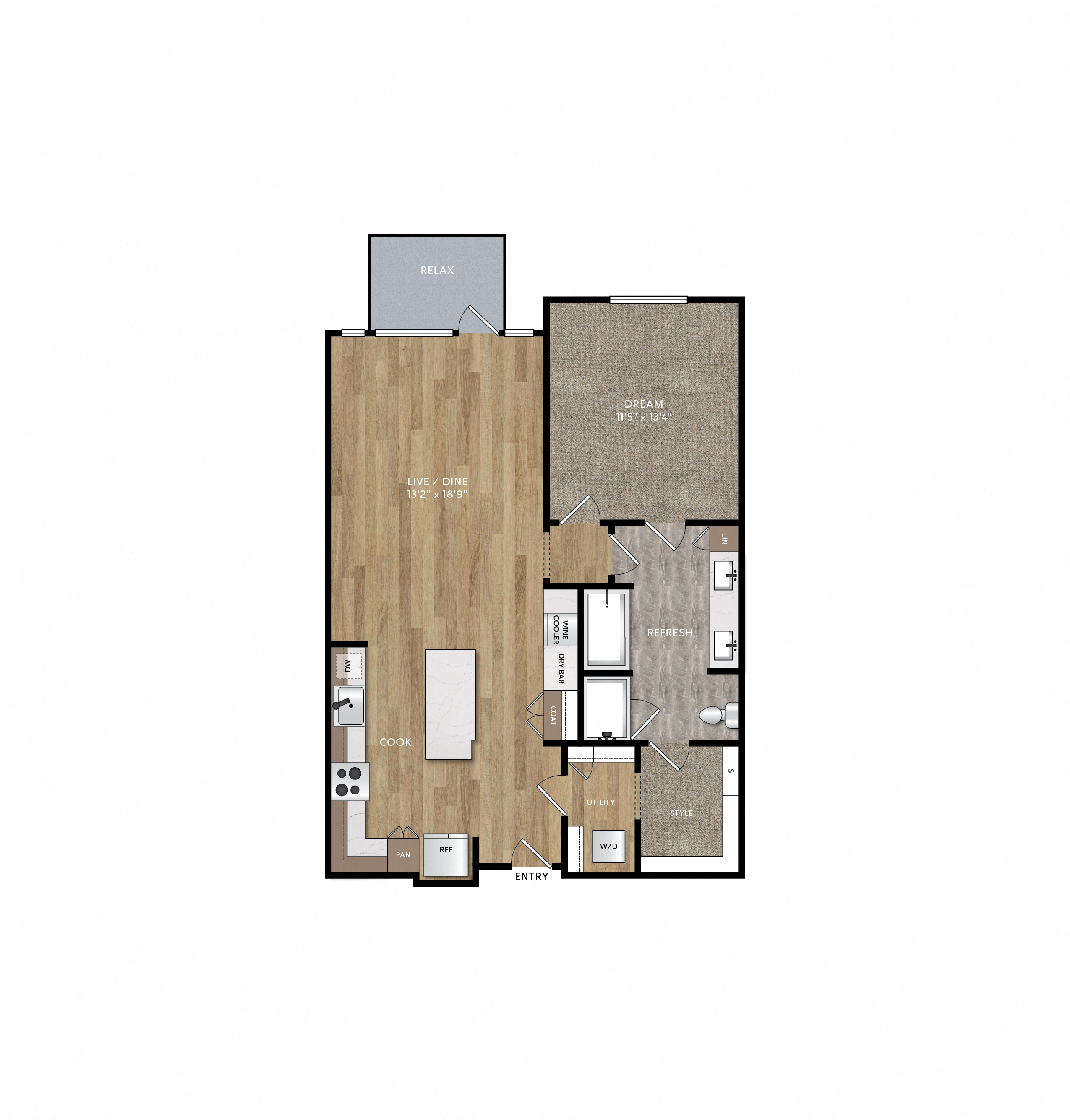 833 Van Cliburn Way 1-3 Beds Apartment for Rent - Photo Gallery 16