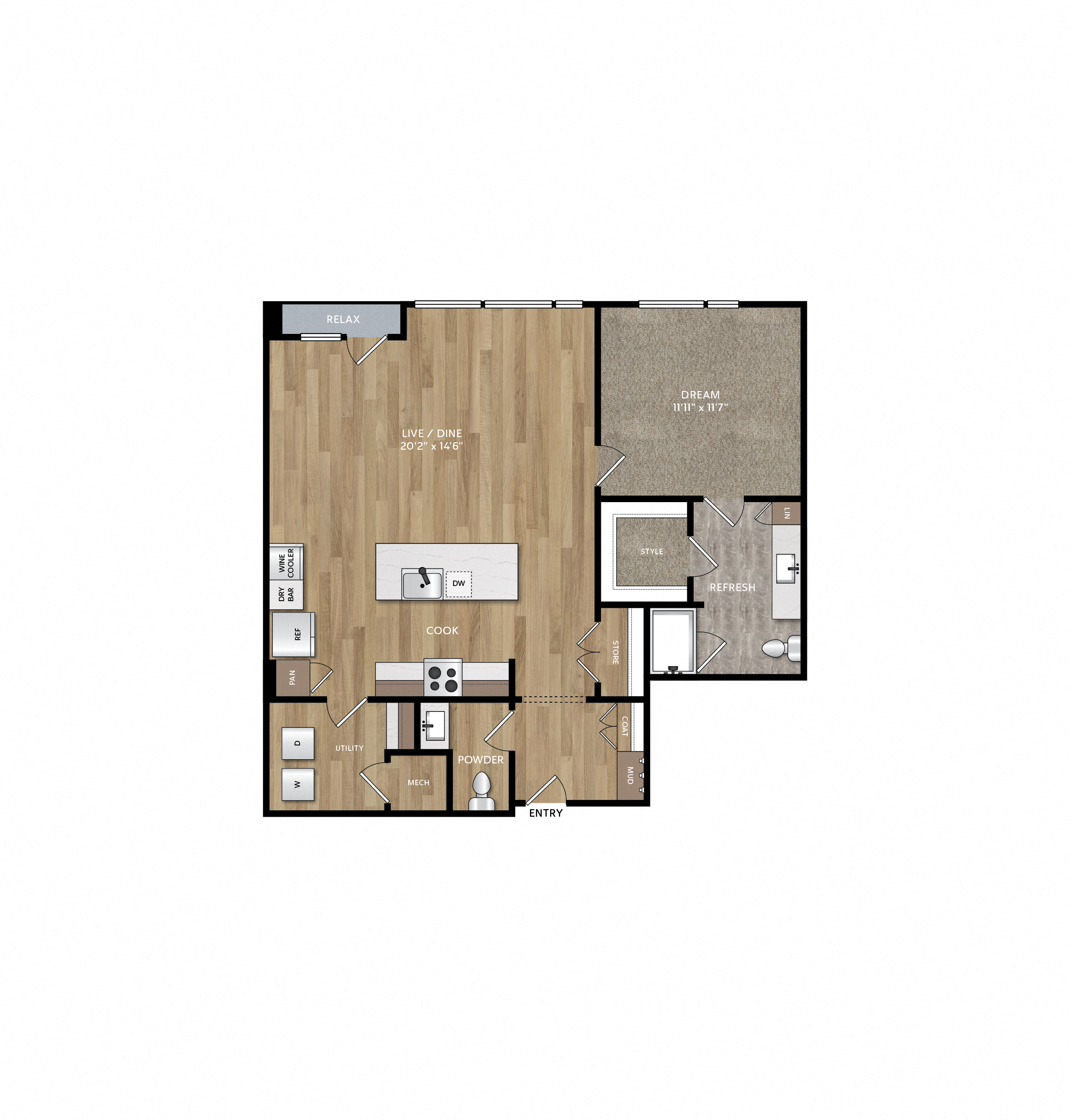 833 Van Cliburn Way 1-3 Beds Apartment for Rent - Photo Gallery 19