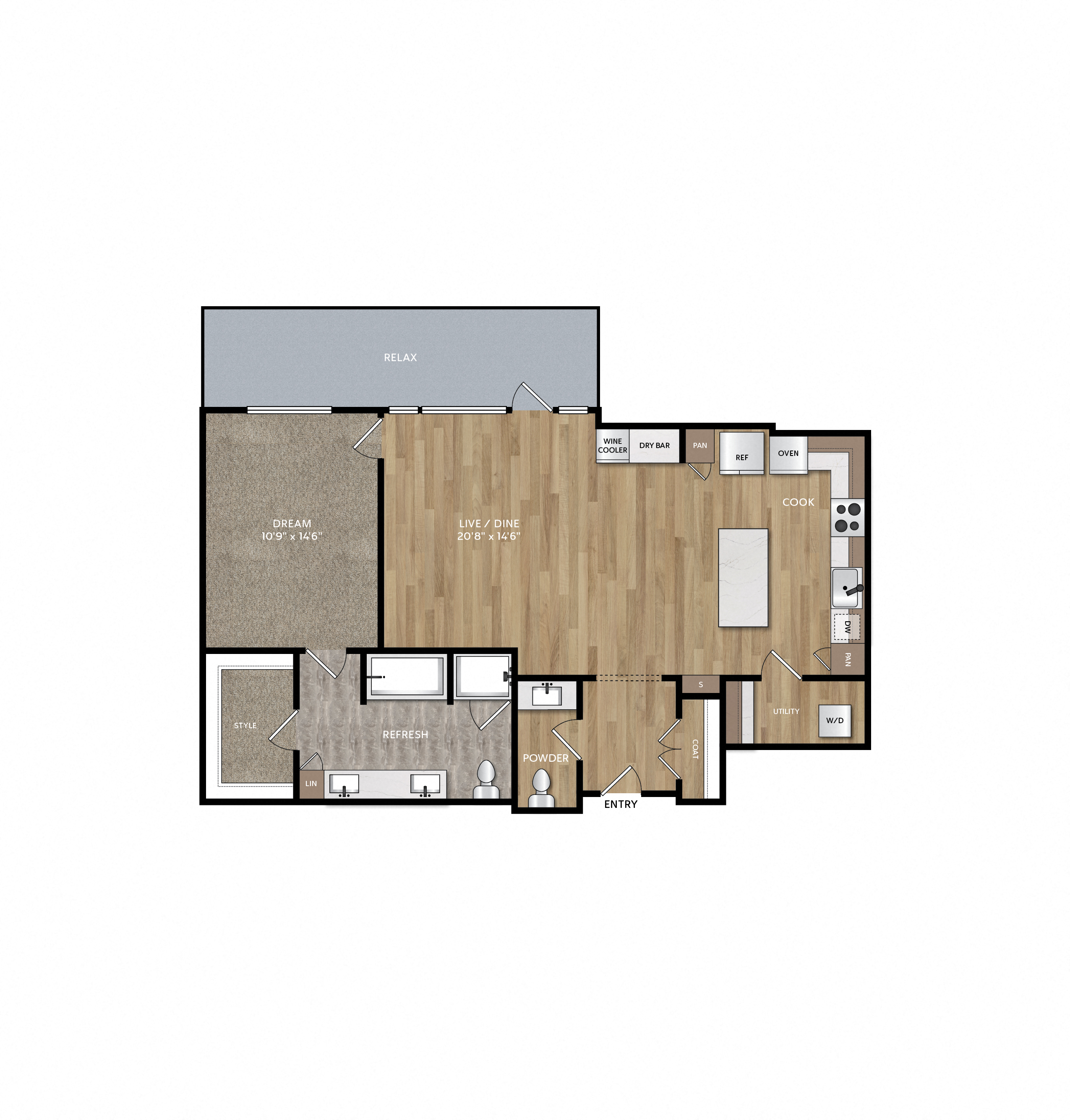 833 Van Cliburn Way 1-3 Beds Apartment for Rent - Photo Gallery 32