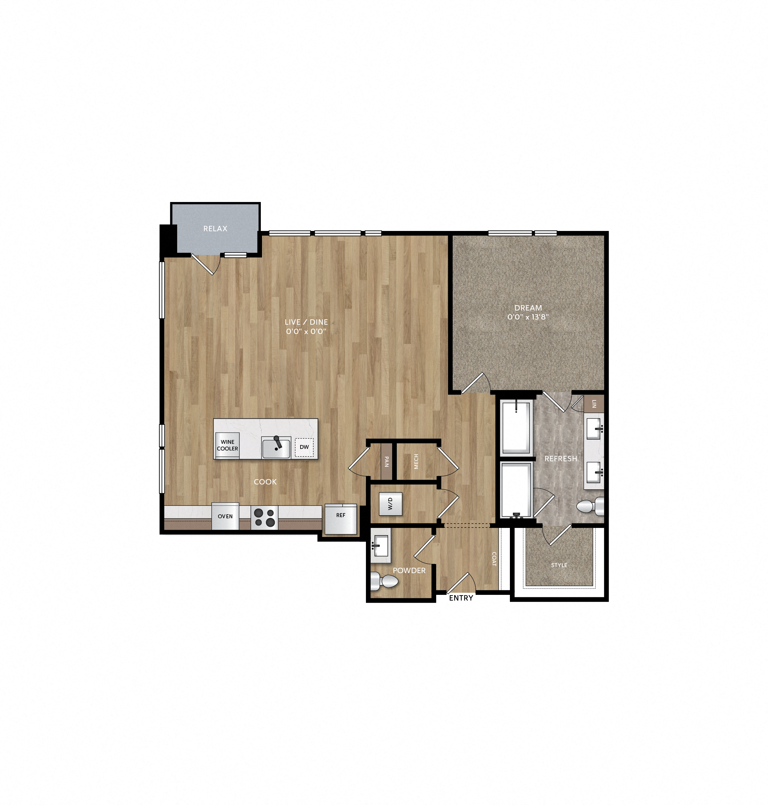 833 Van Cliburn Way 1-3 Beds Apartment for Rent - Photo Gallery 33