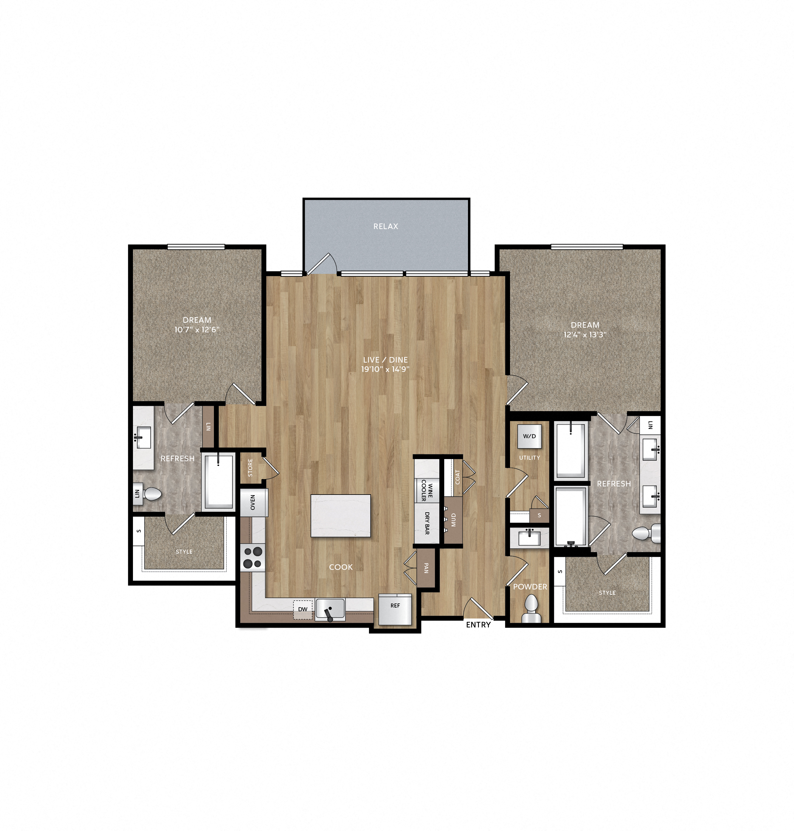 833 Van Cliburn Way 1-3 Beds Apartment for Rent - Photo Gallery 35