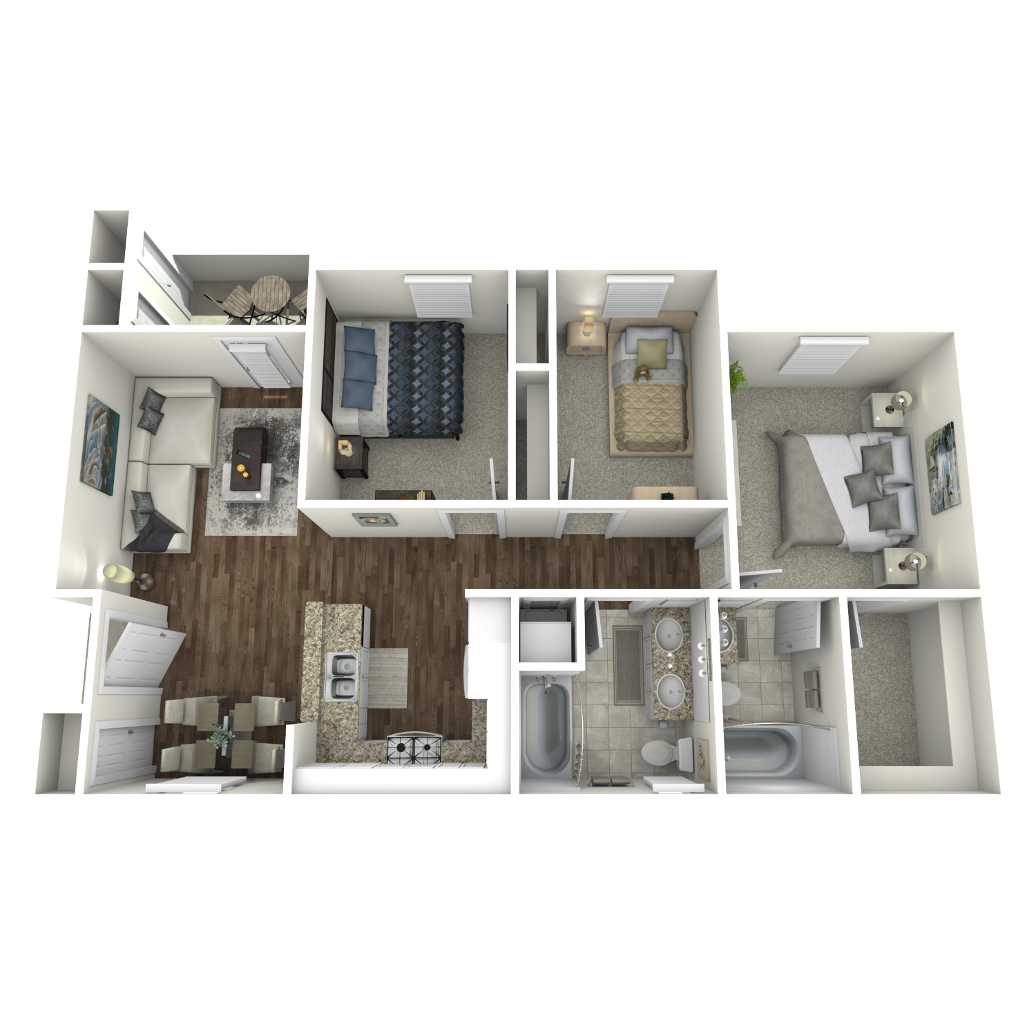 the morado three bedroom floor plan and two bedroom bath floor plan