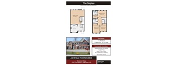 The-Naples Floor Plan at Rosewood Village, Hagerstown, MD, 21742