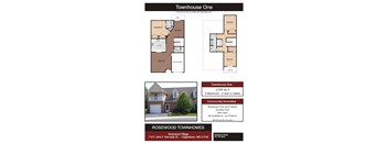 Town-One Floor Plan at Rosewood Village, Hagerstown, Maryland