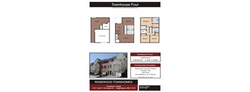 Town-Four Floor Plan at Rosewood Village, Maryland