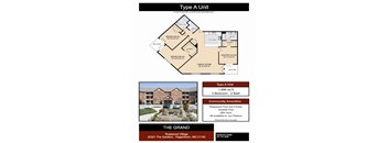 Type A Floor Plan at Rosewood Village, Hagerstown, Maryland