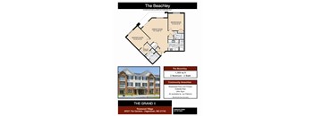 Beachley Floor Plan at Rosewood Village, Hagerstown, MD, 21742