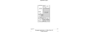 F - 1 Bedroom, 1 Bath