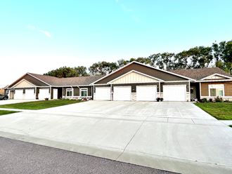 a house with a driveway in front of it