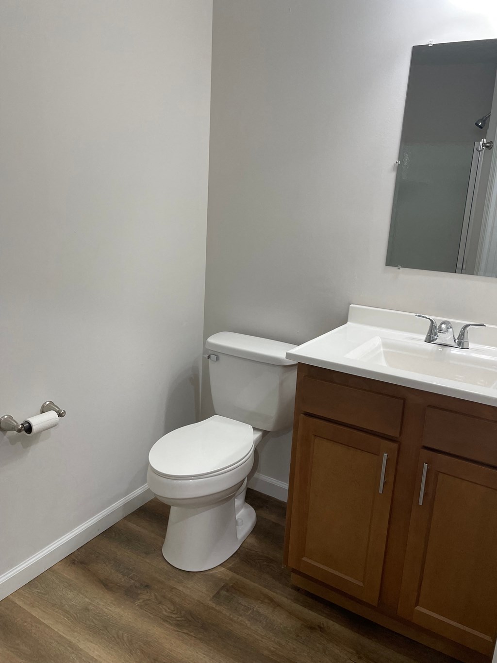 a small bathroom with a toilet and a sink