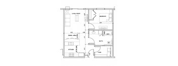 a floor plan of a house
