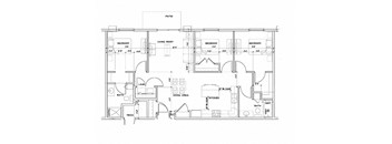 a floor plan of a house