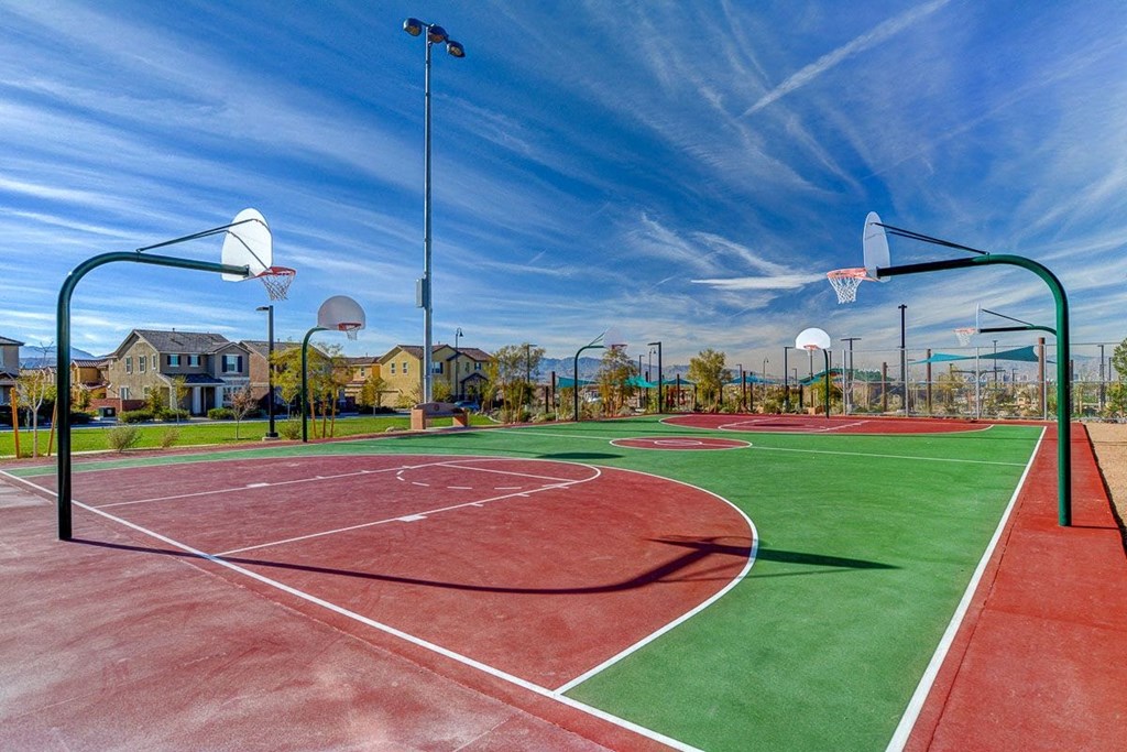 basketball court at the estates apartments