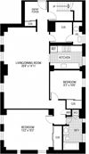 2 Bed 1 Bath