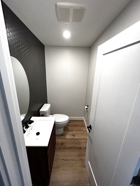 a small bathroom with a toilet and a sink