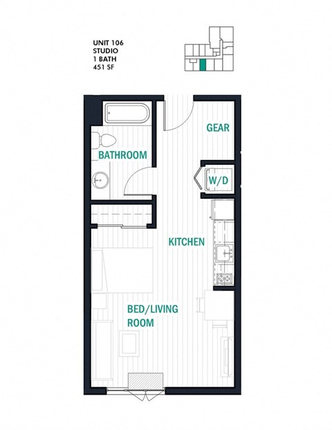 1901 Curve Plaza Studio-1 Bed Apartment for Rent - Photo Gallery 13