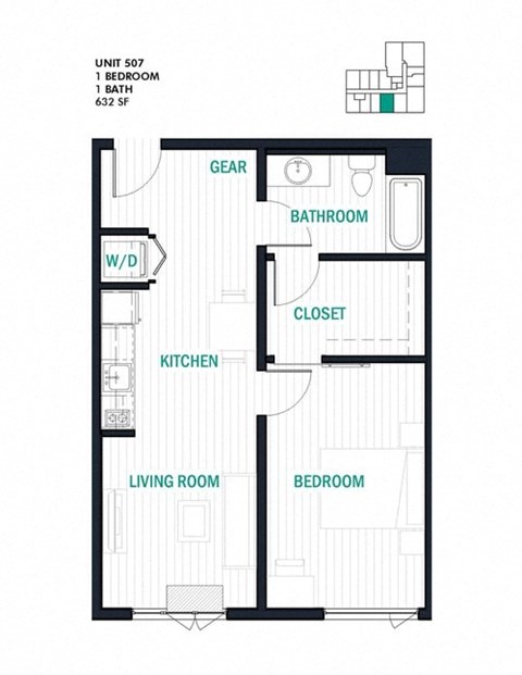 1901 Curve Plaza Studio-1 Bed Apartment for Rent - Photo Gallery 12