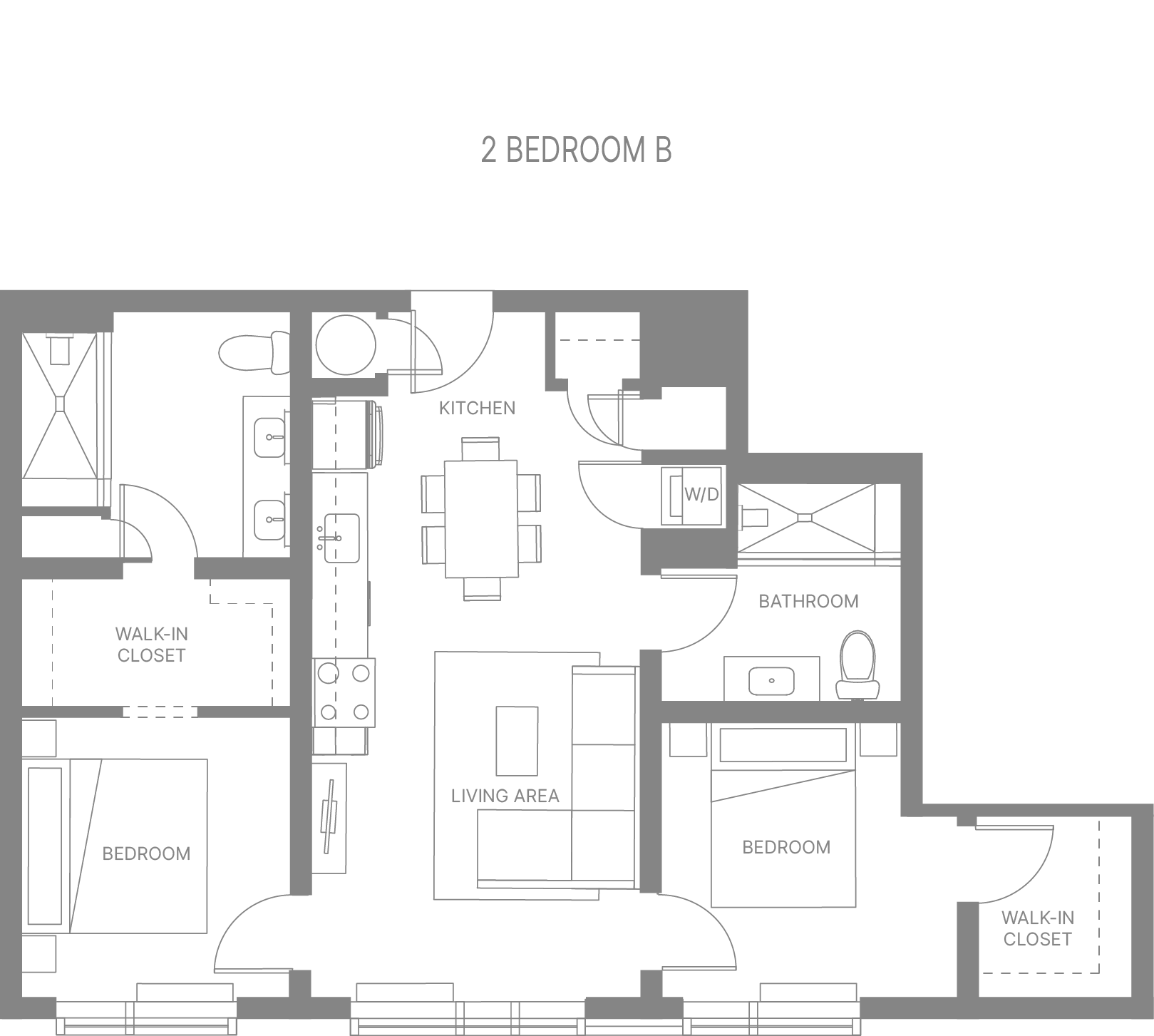 Two BR B Floorplan