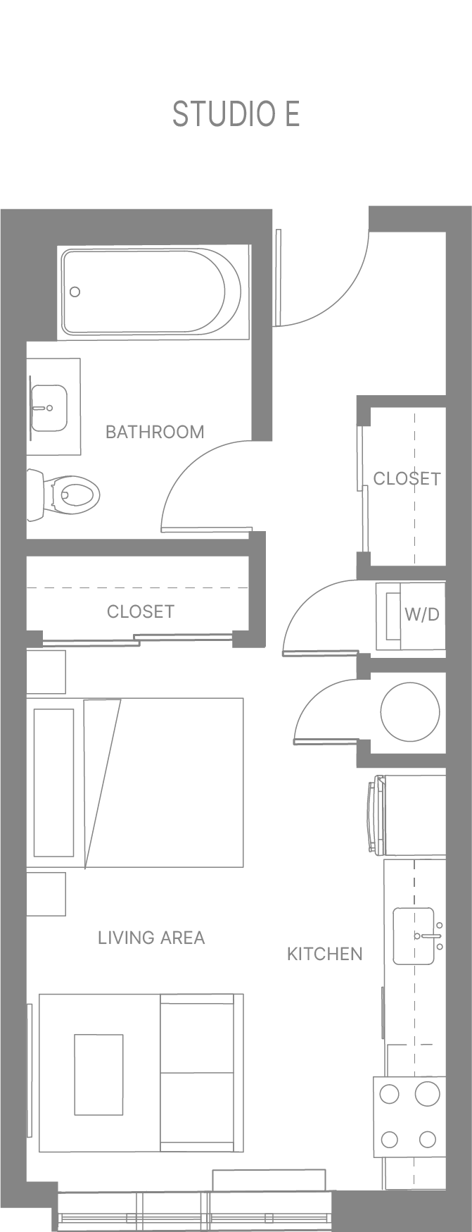 Studio E Floorplan