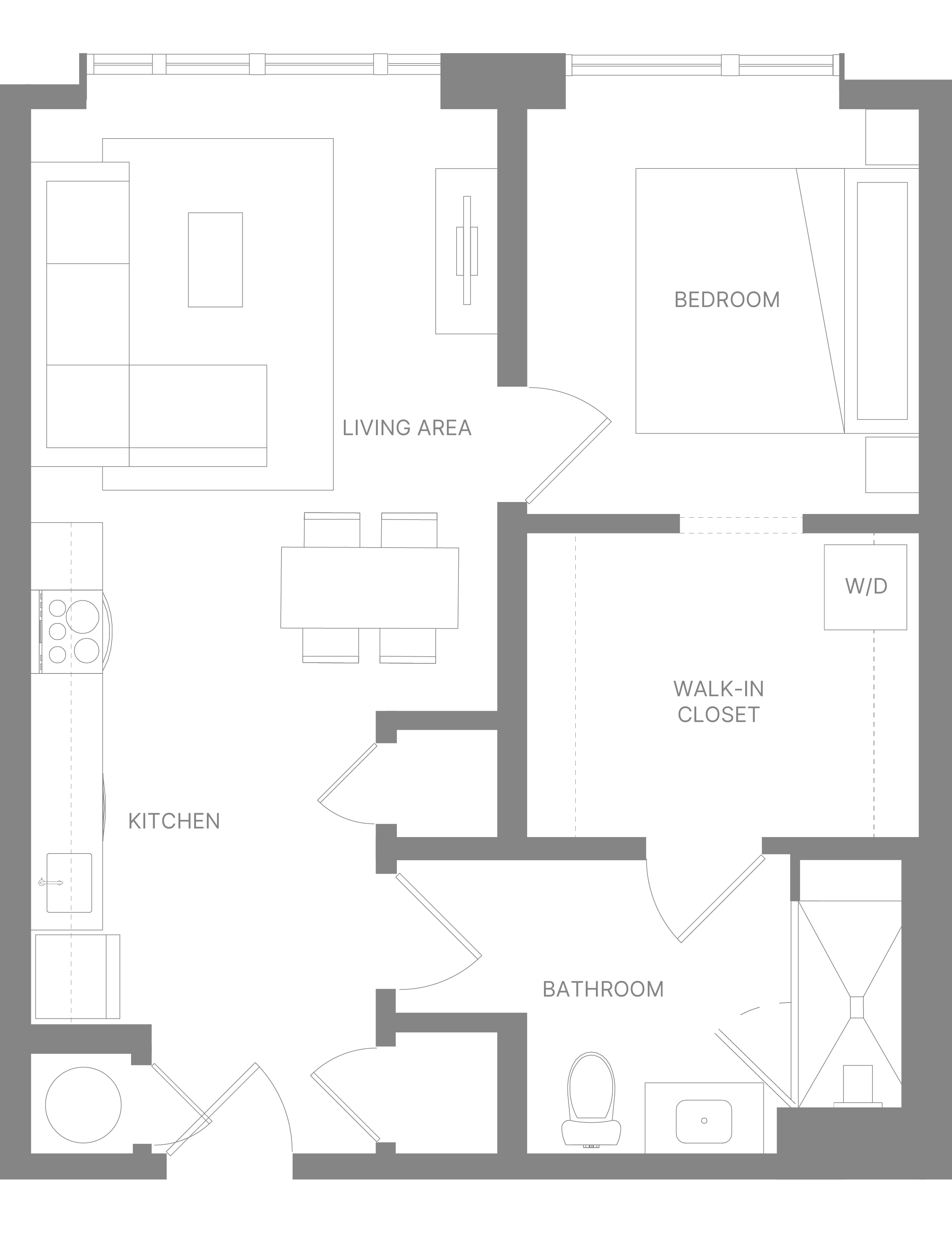 One Bedroom E
