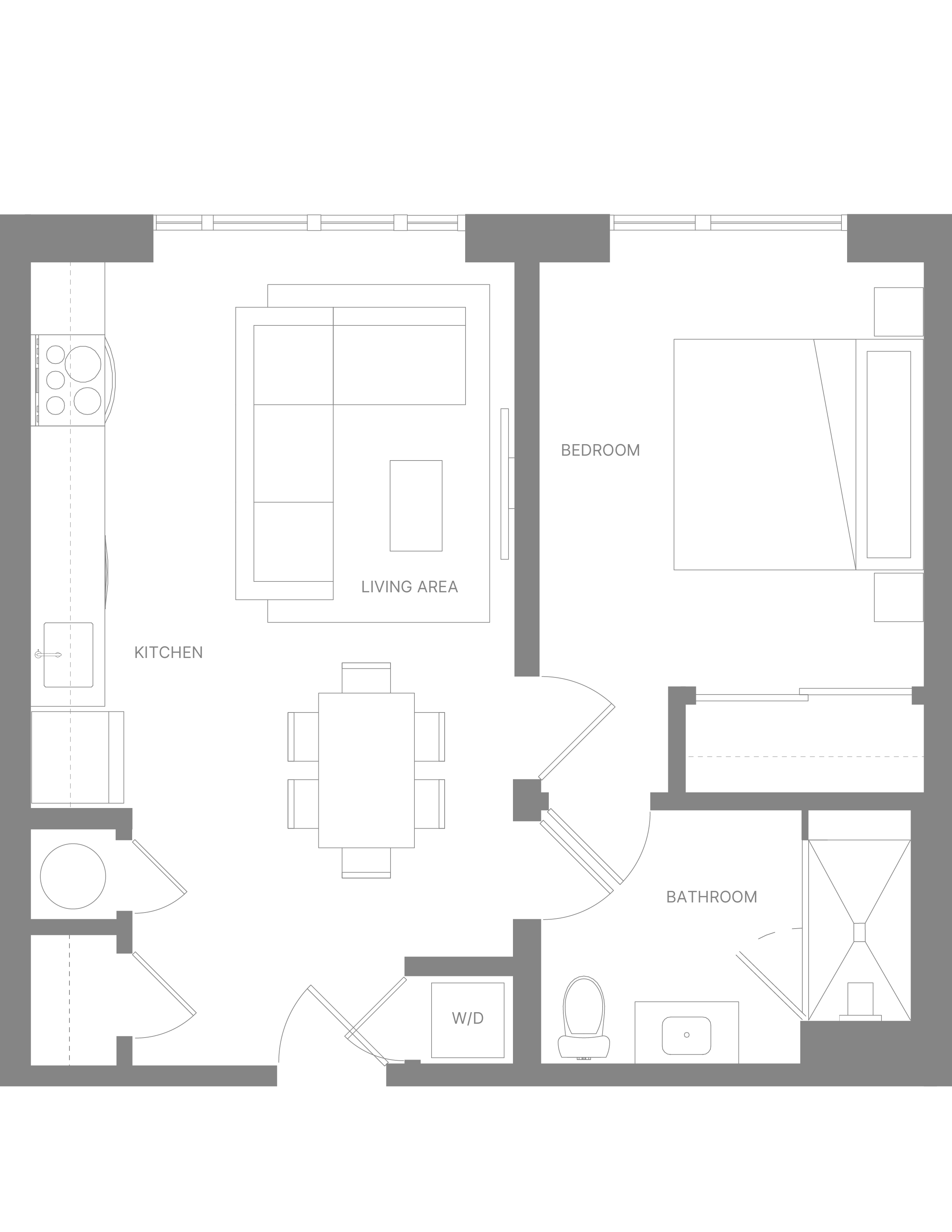 One Bedroom F