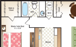 2 Bedroom 2 Bath Deluxe 2 Bedroom 2 Bath Deluxe