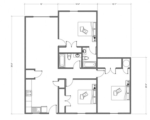 100 Chateau Court 1-3 Beds Apartment for Rent - Photo Gallery 8