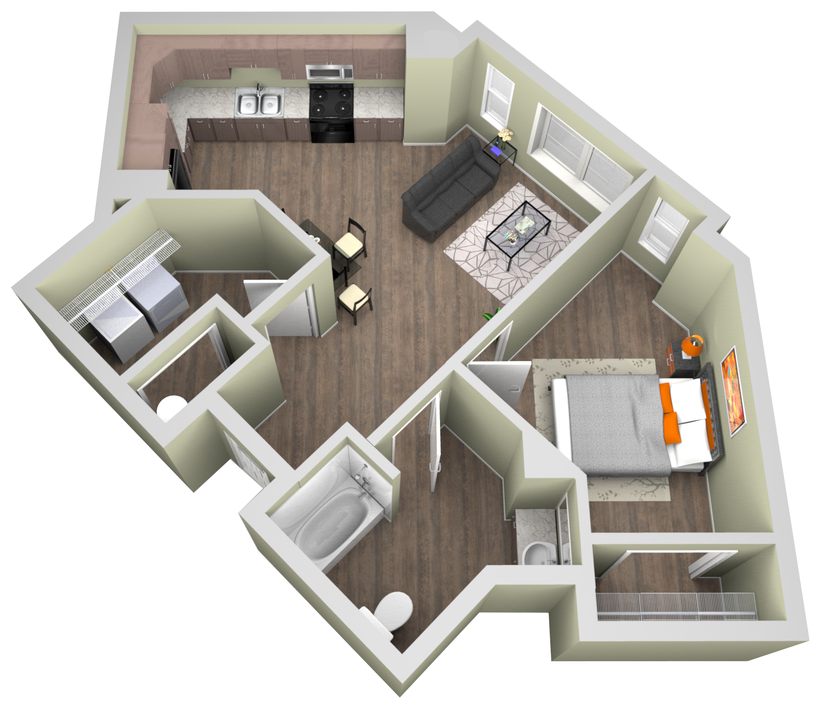 301 Eastway Drive 1-2 Beds Apartment, Affordable for Rent - Photo Gallery 6